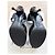Sandali Saint Laurent Enkel in pelle verniciata nera Nero - vista 6