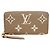 Cartera Zippy Long de cuero Monogram Empreinte Louis Vuitton Gris