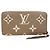 Cartera Zippy Long de cuero Monogram Empreinte Louis Vuitton Gris - vista 2