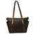 Borsa tote in PVC marrone Louis Vuitton