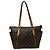 Borsa tote in PVC marrone Louis Vuitton - vista 2