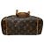 Borsa tote in PVC marrone Louis Vuitton - vista 3