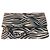Roberto Cavalli Zebra-Print Clutch Leinen/Baumwolle Schwarz Creme