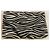 Roberto Cavalli Zebra-Print Clutch Leinen/Baumwolle Schwarz Creme - Ansicht 2