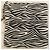 Roberto Cavalli Zebra-Print Clutch Leinen/Baumwolle Schwarz Creme - Ansicht 3