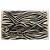 Roberto Cavalli Zebra-Print Clutch Leinen/Baumwolle Schwarz Creme - Ansicht 4