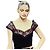 Top in velluto e tulle floreale Blumarine Marrone - vista 2