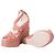 Autre Marque Sandali con zeppa in espadrille in suede rosa Paloma Barceló - vista 9