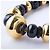 Collana dichiarativa in perle nere e oro giallo 18k Missoni D'oro - vista 2