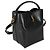 Borsa a secchiello Le 37 in pelle di vitello nera lucida Saint Laurent Nero - vista 4