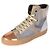 Lanvin - Sneakers alte 'Taupe Satin' (40 EUR) - vista 3
