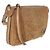 Borsa a spalla Simply Fendi media in vitello shearling Miele Scuro Marrone - vista 4