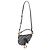 Borsa Mini Saddle in Tela Obliqua Blu Christian Dior - vista 5