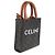 Céline Cabas Mini Vertical Triomphe in Tela Marrone Celine - vista 4