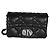 Borsa Mini Caro Macrocannage Nera in Pelle di Vitello Puff Christian Dior Nero - vista 8