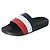 Moncler Tricolor Rubber Basile Logo Slides - view 3