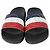 Moncler Tricolor Rubber Basile Logo Slides - view 4