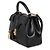 Céline Celine Mini 16 Top Handle Bag in pelle di vitello satinata nera Nero - vista 3