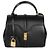 Céline Celine Mini 16 Top Handle Bag in pelle di vitello satinata nera Nero - vista 6