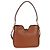 Céline Bolsa de ombro macia Camille 16 em couro de bezerro liso tan da Celine Marrom - vista 2
