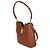 Céline Bolsa de ombro macia Camille 16 em couro de bezerro liso tan da Celine Marrom - vista 3