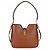 Céline Bolsa de ombro macia Camille 16 em couro de bezerro liso tan da Celine Marrom - vista 8