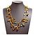Chanel 11C Runway Lange Halskette Bernstein und Gold Beige Golden Orange - Ansicht 3