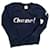 Chanel Sweatshirt aus Baumwolle Weiß Blau  - Ansicht 1