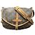Borsa a Spalla Saumur 30 di Louis Vuitton Marrone Monogramma