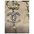 Collana Chanel Perle e Camelia in Cristalli Argento Bianco - vista 7