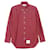 Camisa de algodón Thom Browne Roja Azul marino  - vista 1