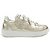 Sneakers in pelle di vitello laminata Chanel D'oro