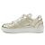 Sneakers in pelle di vitello laminata Chanel D'oro - vista 2