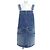 Prada Denim Latzkleid Mini Blau
