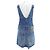Prada Denim Latzkleid Mini Blau - Ansicht 2