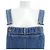 Prada Denim Latzkleid Mini Blau - Ansicht 5