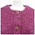 Chaqueta sin cuello Chanel Rosa Blanco - vista 6