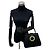 Céline Borsa a tracolla 2way in pelle di vitello Celine Nero - vista 3