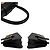 Céline Borsa a tracolla 2way in pelle di vitello Celine Nero - vista 7