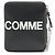 CARTEIRA DE COURO HUGE LOGO COMME des GARCONS