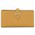 Béarn Hermès Cartera Larga Bearn Souffle Epsom Hermes Castaño