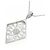 Autre Marque Platin-Halskette mit Diamanten PT900 PT850 Silber - Ansicht 4