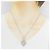 Autre Marque Platin-Halskette mit Diamanten PT900 PT850 Silber - Ansicht 6