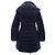 Abrigo de Plumas Moncler FLAMMETTE Azul Azul marino - vista 2