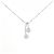 Autre Marque Collana in diamante 2 vie in oro bianco Au750 Argento