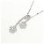 Autre Marque Collana in diamante 2 vie in oro bianco Au750 Argento - vista 3