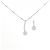 Autre Marque Collana in diamante 2 vie in oro bianco Au750 Argento - vista 6