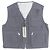 Dior Meilleur Gilet Zippé Multi Poches en Nylon Gris