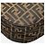 Fendi Borsa a spalla in tela FF Zucca marrone - vista 5
