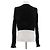 Paco Rabanne Cardigan mit Reißverschluss Schwarz Baumwolle XS - Ansicht 2